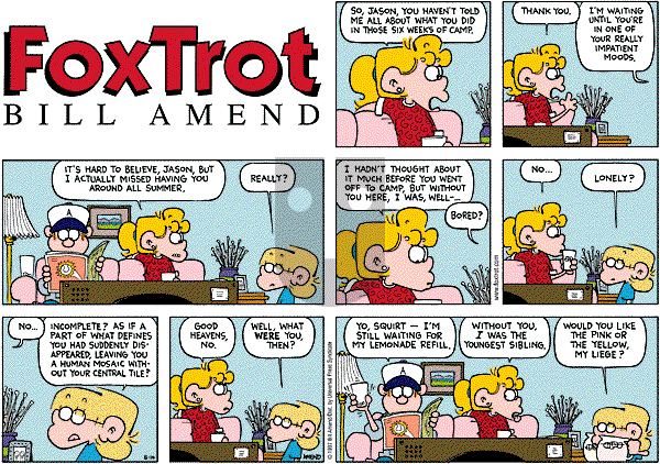 FoxTrot on Sunday August 10, 1997 Comic Strip