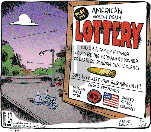 Tom Toles on Friday December 4, 2015 Comic Strip