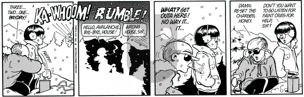 Doonesbury on Friday April 2, 1993 Comic Strip