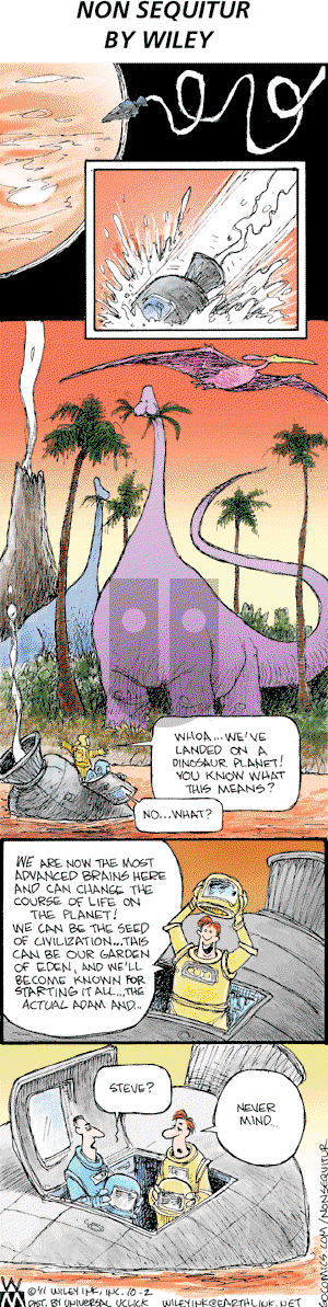 Non Sequitur on Sunday October 2, 2011 Comic Strip