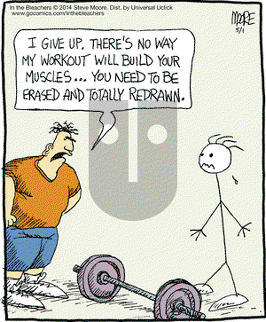 In the Bleachers on Thursday May 1, 2014 Comic Strip