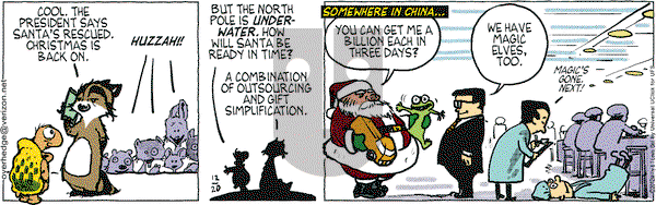 Over the Hedge on Thursday December 20, 2012 Comic Strip