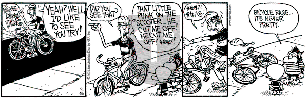 Monty on Tuesday November 25, 2003 Comic Strip