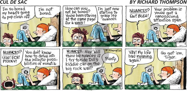 Cul de Sac on Sunday May 11, 2025 Comic Strip