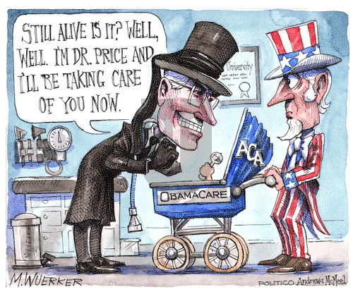 Matt Wuerker on Thursday April 6, 2017 Comic Strip