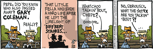 La Cucaracha on Saturday July 10, 2010 Comic Strip