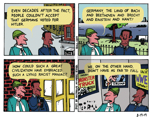 Ted Rall on Friday February 17, 2017 Comic Strip