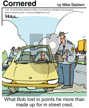 Cornered on Saturday January 27, 2018 Comic Strip