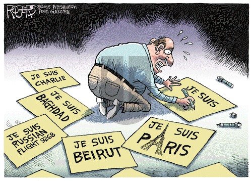 Rob Rogers on Monday November 16, 2015 Comic Strip