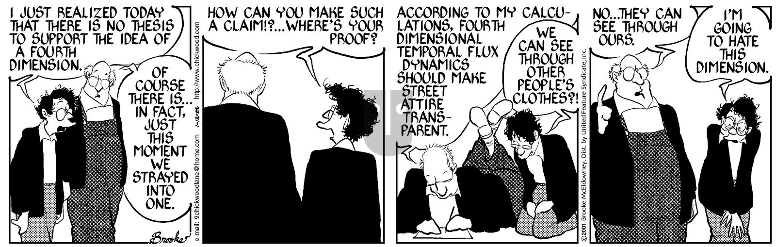 9 Chickweed Lane - Saturday January 12, 2002 Comic Strip