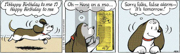 Fred Basset on Friday July 29, 2011 Comic Strip
