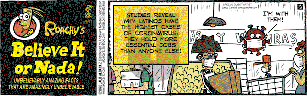La Cucaracha on Tuesday September 22, 2020 Comic Strip