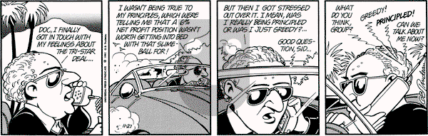 Doonesbury on Tuesday November 27, 1990 Comic Strip