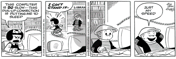Nancy on Monday March 13, 2006 Comic Strip