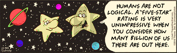Frank and Ernest on Wednesday November 30, 2016 Comic Strip