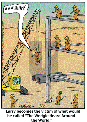 Close to Home on Wednesday November 8, 2023 Comic Strip