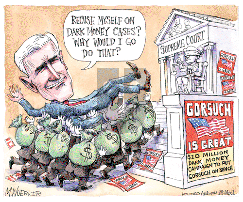 Matt Wuerker on Tuesday April 4, 2017 Comic Strip