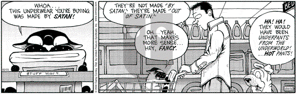 Get Fuzzy on Saturday October 21, 2000 Comic Strip