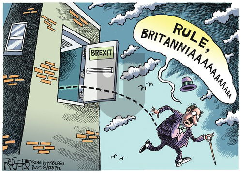 Rob Rogers on Sunday June 26, 2016 Comic Strip