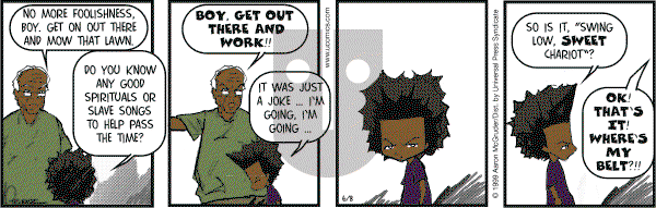 The Boondocks on Thursday June 8, 2006 Comic Strip