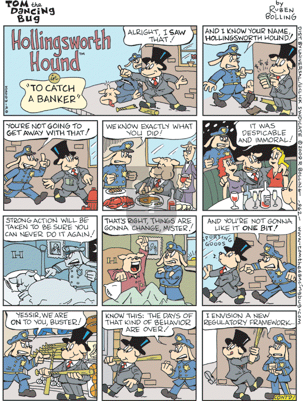 Tom the Dancing Bug on Saturday September 26, 2009 Comic Strip