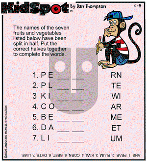 KidSpot on Wednesday April 9, 2025 Comic Strip
