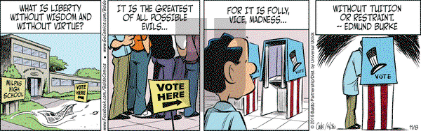 Baldo on Tuesday November 8, 2016 Comic Strip