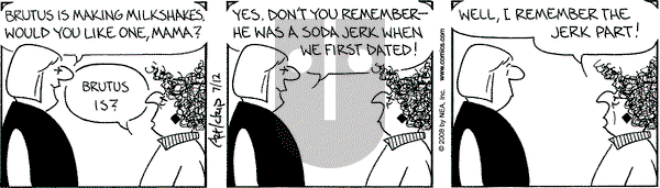 The Born Loser on Saturday July 12, 2008 Comic Strip