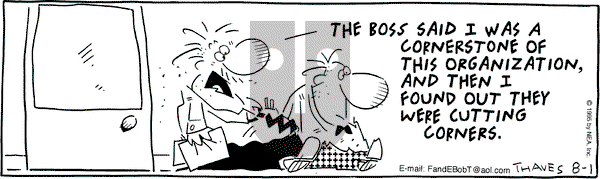 Frank and Ernest on Tuesday August 1, 1995 Comic Strip