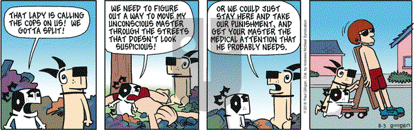 Pooch Cafe on Friday August 3, 2018 Comic Strip
