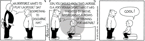 The Born Loser on Saturday April 12, 1997 Comic Strip