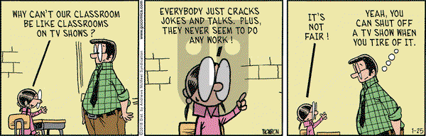 Grand Avenue on Thursday January 25, 2018 Comic Strip