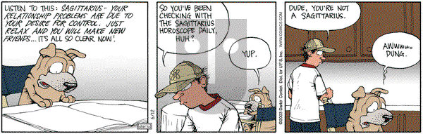 Get Fuzzy on Thursday June 12, 2003 Comic Strip