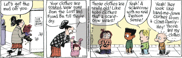 Cul de Sac on Friday February 26, 2010 Comic Strip