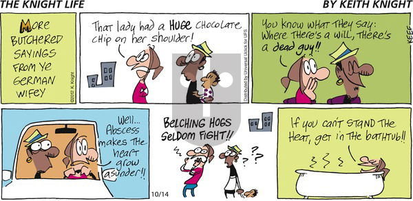 The Knight Life on Sunday October 14, 2012 Comic Strip