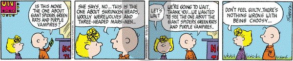 Peanuts on Tuesday September 16, 2003 Comic Strip