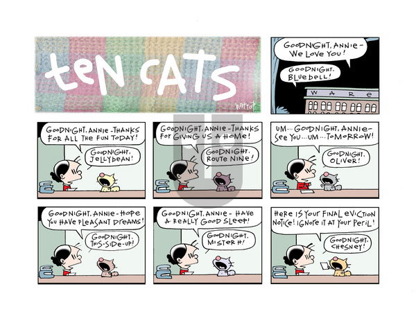 Ten Cats on Monday June 9, 2025 Comic Strip
