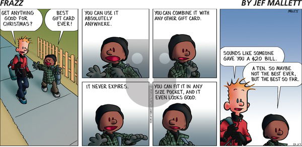Frazz on Sunday December 27, 2015 Comic Strip