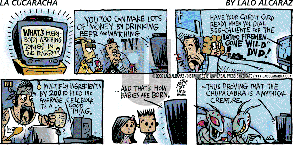 La Cucaracha on Sunday September 10, 2006 Comic Strip