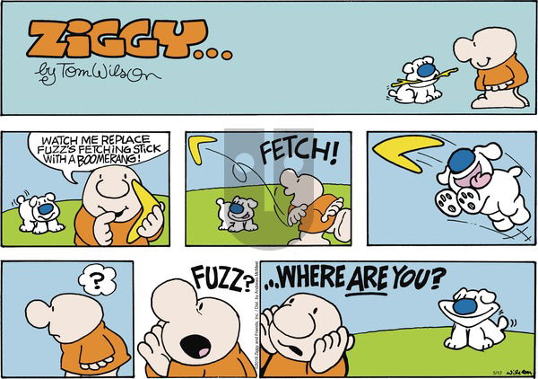 Ziggy on Sunday May 12, 2019 Comic Strip