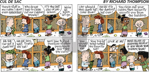 Cul de Sac on Sunday June 23, 2013 Comic Strip