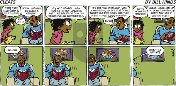 Cleats on Sunday January 30, 2005 Comic Strip