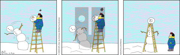 Nancy on Wednesday December 9, 2020 Comic Strip