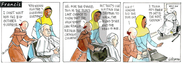 Francis on Thursday October 10, 2024 Comic Strip