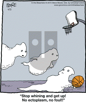 In the Bleachers on Tuesday February 3, 2015 Comic Strip