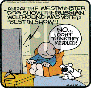 Ziggy on Monday August 27, 2018 Comic Strip