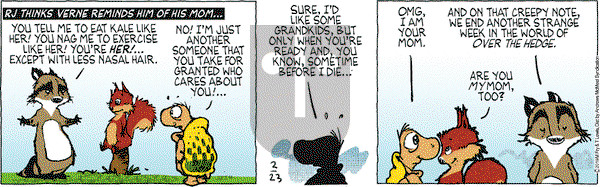 Over the Hedge on Saturday February 23, 2019 Comic Strip