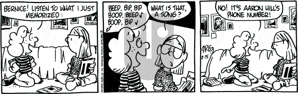Luann on Monday February 15, 1988 Comic Strip