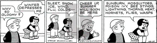 Nancy on Wednesday February 26, 1969 Comic Strip