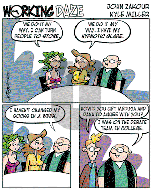 Working Daze on Tuesday December 6, 2005 Comic Strip